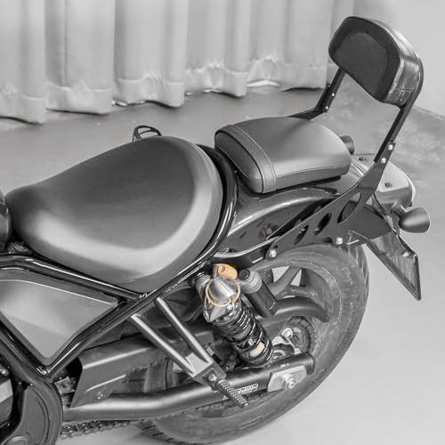 Motorcycle Detachable Sissy Bar Passenger Backrest Pad Fit for Rebel CMX 1100 2021-2026 Rear Back Rest Cushion Seat Pad Kit