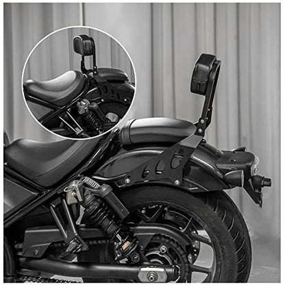 Motorcycle Accessories Rebel CMX1100 CM1100 21-24, Rear Passenger Backrest Back Rest Cushion Seat Pad Detachable Sissy Bar Sissybar Adapter for CM 1100 CMX 2021 2022 2023 2024