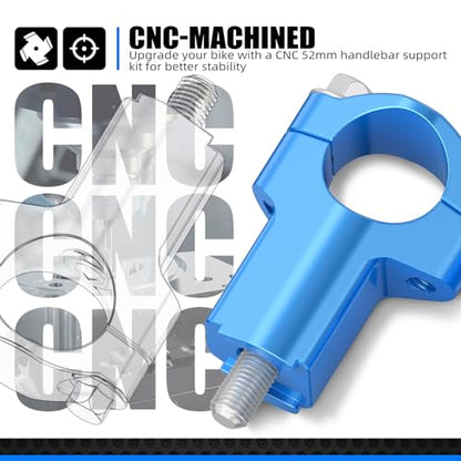 NICECNC Motorcycle GPS Mount Bracket Kit Mini Fairing + Motorcycle Handlebar Mounts Clamp Riser Aluminum See Fitment