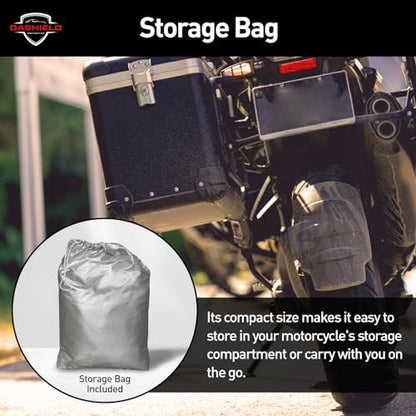 Lightweight Motorcycle Cover with Air Vents, All Season Water Resistant, Dust, UV Protection, Universal Indoor/Outdoor Scooter Cover (XXL) - size: XXL