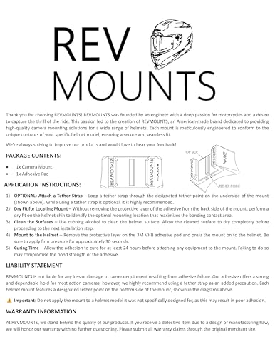 Arai Contour-X Action Camera Helmet Chin Mount