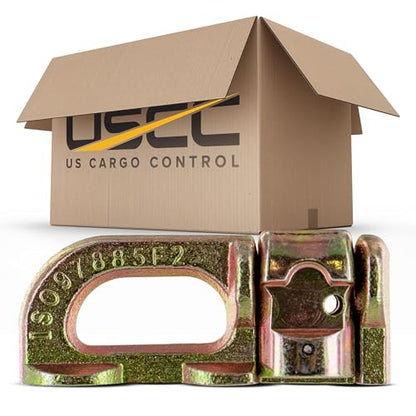 US Cargo Control L Track Double Stud Fitting (250 Pack) 5,000 Pounds Break Strength, Use with L Track Rails in Truck Bed or Trailer to tie down ATV, Motorcycle, Automatic Locking with Spring Release - size: 250 units