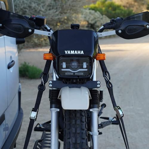 MotoTote SafeLoop Cam Buckle Tie Downs (2,160 lbs. Breaking Load Limit) - Innovative, Locking Straps for Motorcycles & Electric Bikes