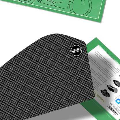 Motorcycle Accessories Centre Tank Pads/Anti-slip Pads/Traction Non-Slip Mats Fuel Tank Protection for Mogico (Black Fatboy) - size: Black Fatboy