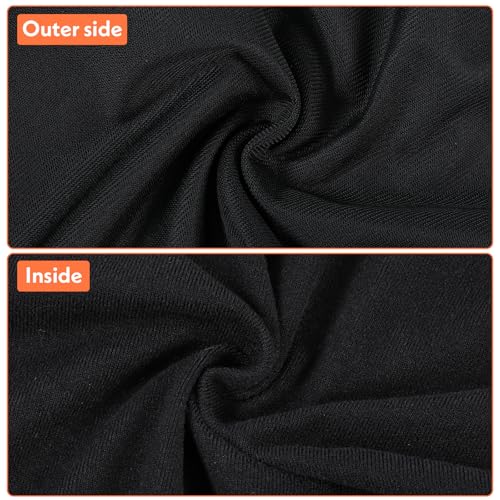 2 Pack Motorcycle Helmet Bag, Lightweight Polyester Storage Carrying Case with Soft Lining for Sport Riding Travel (Black, 18.5 x 17 x 0.4 In)
