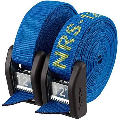 NRS 9' Buckle Bumper Strap Pair Iconic Blue - color: Iconic Blue, size: 9'