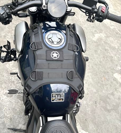 Universal motorcycle tank bag Mounting Base Fuel Tank Mount Base Waterproof Accessory - style: Fuel Tank Bag Bag