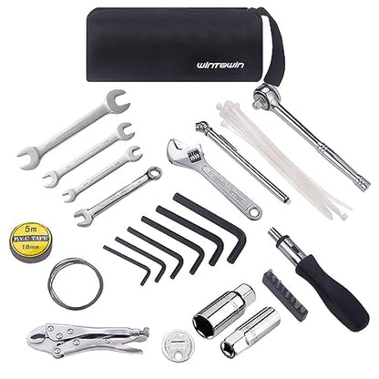 Compact Motorcycles Repair Tool Kit Compatible with Harley HD Motorcycles - style: Basic tools for hd bike