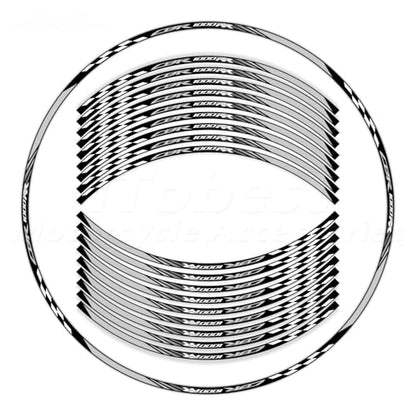 CBR 17 inch Wheel Rim Stickers Decals Tape Compatible with CBR1000RR 2004-2025 Motorcycle Reflective Rim Tapes Sticker Stripe(Grey) - color: Grey
