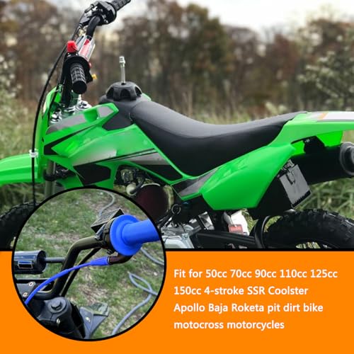 HOLATO 36'' Throttle Cable for SSR70 SSR110 SSR125 50cc 70cc 110cc 125cc Tao Tao DB14 DB24 DB27 Baja Dirt Runner DR70 DR90 DR125 Apollo RFZ XR50 XR70 Coolster Roketa Chinese Pit Dirt Bike Motor Blue - color: Blue