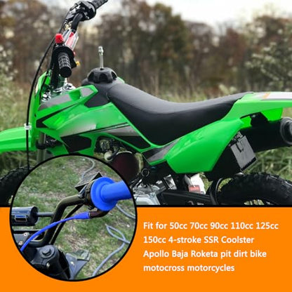 HOLATO 36'' Throttle Cable for SSR70 SSR110 SSR125 50cc 70cc 110cc 125cc Tao Tao DB14 DB24 DB27 Baja Dirt Runner DR70 DR90 DR125 Apollo RFZ XR50 XR70 Coolster Roketa Chinese Pit Dirt Bike Motor Blue - color: Blue