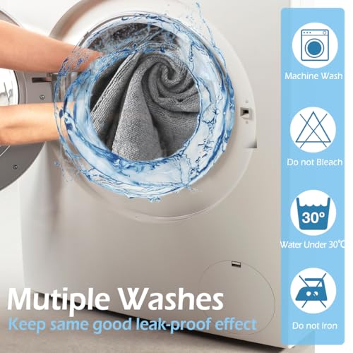 Puomue Grey Salon Towels, Super Soft and Absorbent Microfiber Hair Towel for Salon, Bath, Spa, Pool and Home, 27 inch X 16 inch (Grey - 6 Pack) - color: Grey - 6 Pack
