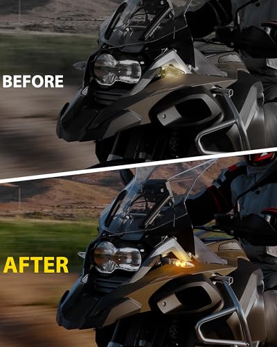 LED Turn Signal Indicator Light for BMW R1200GS LC 2013-later, Amber Turn Signal for BMW F800GS F700GS F800R K1300R Accessories