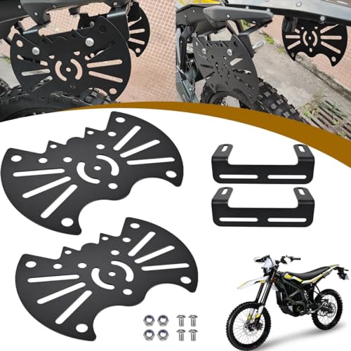 Black Side Carrier Pannier Rack Cases for Sur Ron Ultra Bee 2022 2023, Detachable A3 Steel Motorcycle Side Racks Saddlebag Support Racks