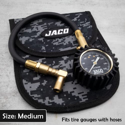 JACO Utility Tool Pouch | Multi-Purpose Storage Pouch for Tire Gauges, Tools, & Accessories (Digital Camo) - size: Medium (Pack of 2)
