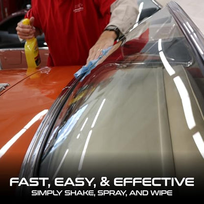 Formula 1 Glass Cleaner with Rain Repellent - Windshield Cleaning Spray for Streak-Free Finish, Improve Visability in Rain, Snow, or Sleet, 23 oz. - size: 23 Fl Oz (Pack of 1)