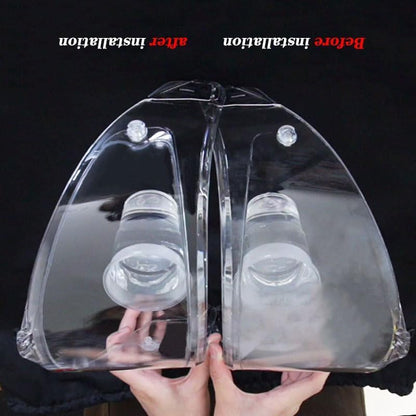 R1 Air Helmet Visor Replacement,Tinted Motorcycle Helmet Face shield Windshield lens for R1,R1 Air,R1 EVO,T520,ST1400,391 (Anti Fog Film) - color: Anti Fog Film