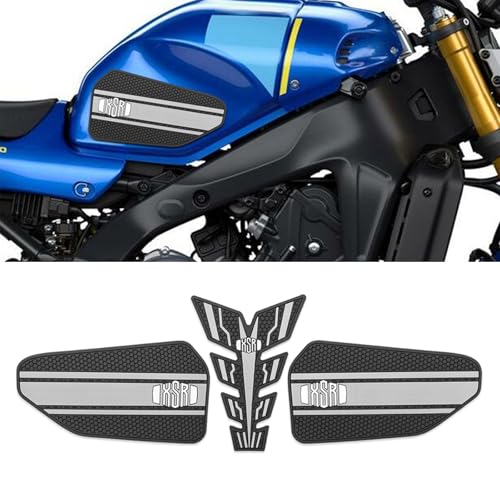 Rubber Fuel Tank Pads for XSR900 XSR900 GP 2022-2025 2026 Tank Pad Side Fuel Tank Pad Grip xsr900/gp Fuel Tank Traction Pad Waterproof Non-Slip Stickers Gas Knee Grip Traction Pad
