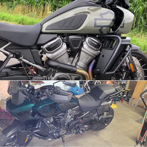 Motorcycle Tank Knee Pad for Pan America 1250 RA1250 1250 Special RA1250S 2021-2024 Rubber Fuel Tank Protector Side Panels Anti-Slip Traction Pad Grip Decal Stickers