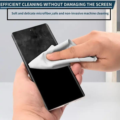 Premium Microfiber Cleaning Cloth in Individual PVC Pouches - Glasses Cleaning Cloth for Eyeglasses, Screens, Phones, Computer, Camera Lens, and Delicate Surfaces (12 x 1Pack) - size: 12 Pack size