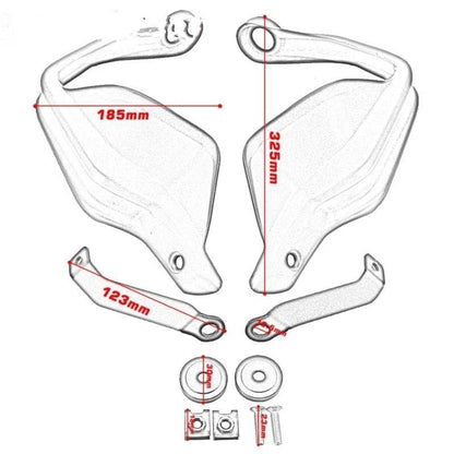 for Loncin for Voge for SR250GT for SR3 for SR4MAX 2022-2026 Motorcycle Handguard Shield Brake Clutch Levers Protector Motorbike Handguards