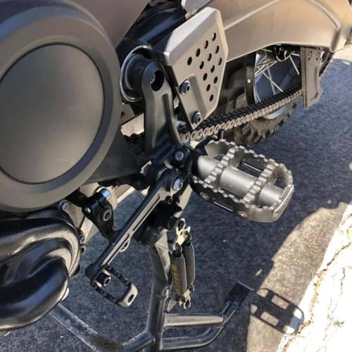 Motorcycle Shifter Peg Extension for Pan America 1250 RA1250 2021-2024 | 1250 Special RA1250S 2021-2024 Shift Gear Pedal Enlarger Accessories (Silver) - color: Silver