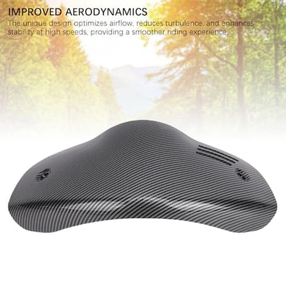 Motorcycle Windscreen Extension Adjustable Spoiler Clip On Windscreen Visor Windproof Front Flyscreen Replacement For GTS GTV 300 2024 (Carbon Fiber Style) - color: Carbon Fiber Style