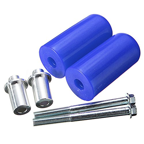 Frame Sliders, Universal Motorcycle Anti Crash Protector Compatible with Yamaha Honda Suzuki(Blue)