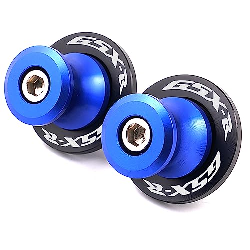2pcs M8*1.5 Motorcycle Swing Arm Sliders Spools 8mm for Suzuki GSXR 600 750 1992-2024 GSX-R 1000 2001-2024 GSXS 600 750 1000 GSX-8R GSX-8S 2023 -Blue - color: Spool - Blue