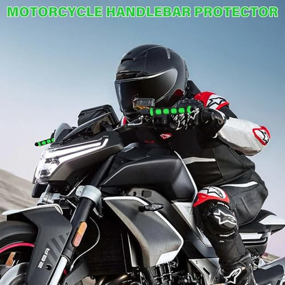 2Pcs Universal Motorcycle Brake Lever Cover Handle Silicone Sleeve Motorbike Bicycle Handles Grips Protection Accessories - color: green