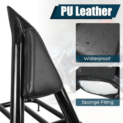 Detachable Passenger Backrest Sissy Bar with Luggage Rack Compatible with for 1998-2018 Yamaha Vstar 400 650 Dragstar 400 650 Classic Rear Sissy Bar Backrest - size: 1998-2018 Classic