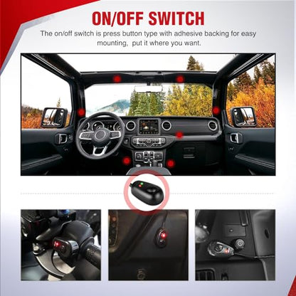 Nilight - 10017W 16AWG DT Connector Wiring Harness Kit LED Light Bar 12V On Off Switch Power Relay Blade Fuse for Off Road Lights LED Work Light-ONE Lead - size: 16AWG Wiring Harness-1 Lead