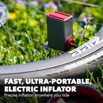 SILCA ELETTRICO Electric Bike Pump - Digital Bicycle Tire Pump with Auto Shut-Off, USB-C Rechargeable, Ultra-Light & TSA-Compliant for Travel - Universal Compatibility - size: Micro