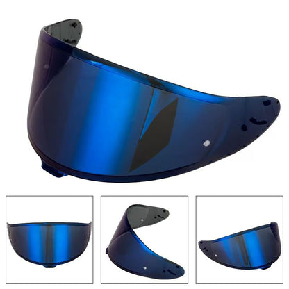 Shoei RF-1400 Helmet Visor Replacement for X15 CWR-F2 RF-1400 Z8 NXR2, CWR-F2 Shield Windshield Anti-Scratch UV Protection （Royal Blue） - color: Royal Blue