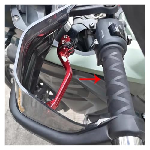 Universal Non-Slip Rubber Grip Glove Motorcycle Handle Cover Deformable Heat Shrinkable Grip Cover Sleeve Handlebar Covers Handlebars Grips - color: Red
