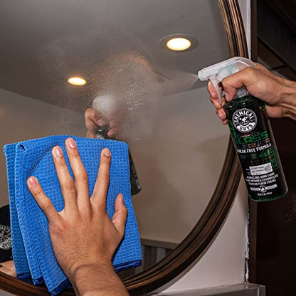Chemical Guys CLD_202 Signature Series Glass Cleaner (Works on Glass, Windows, Mirrors, Navigation Screens & More; Car, Truck, SUV and Home Use), Ammonia Free & Safe on Tinted Windows, 128 fl oz - style: 128 oz