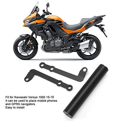Motorcycle GPS Navigator Bracket, Mobile Phone Holder, Aluminium Alloy Fit for 1000 15-18 - Durable CNC Machining, Easy Installation, Secure Fit for Riders