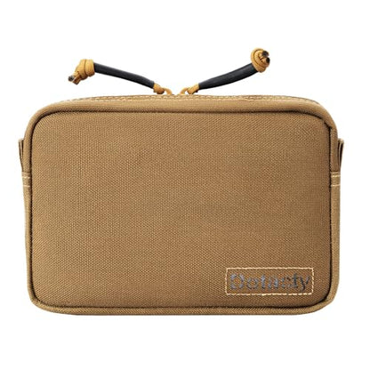 Tactical Belt Pouch EDC Waist Bag MOLLE Admin Pocket Modular Medical Kit Organizer Phone Holster Vest Pack Nylon Utility Zipper Wallet Small Gear Tool Carrier for Men Women Camping Hiking - color: Coyote Brown