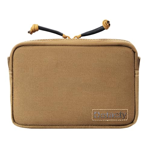 Tactical Belt Pouch EDC Waist Bag MOLLE Admin Pocket Modular Medical Kit Organizer Phone Holster Vest Pack Nylon Utility Zipper Wallet Small Gear Tool Carrier for Men Women Camping Hiking - color: Coyote Brown