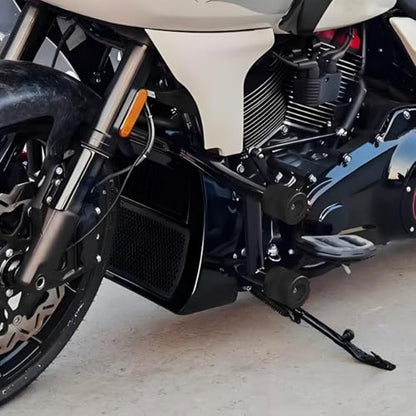 Engine Guard Flat-Out Bar Fit for Harley Touring Street Glide Road Glide Road King Electra Glide Ultra (F- Engine Guard for 14-23 Touring) - size: F- Engine Guard For 14-23 Touring