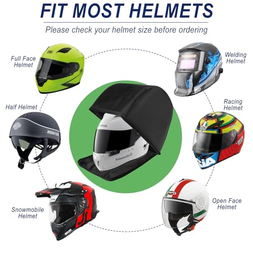 Cosmos Motorcycle Helmet Bag Heavy Duty Helmet Sling Backpack with Foam Padding and Adjustable Strap for Carry & Storage of Motorcycle Helmet, Racing Helmet, Off-road Helmet, Motorcycle Accessories