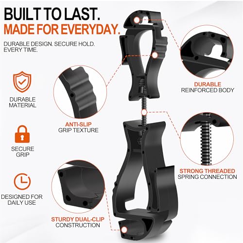 NANHONG Glove Clips, Glove Holder, Glove Clips for Work, Glove Holder Clip, Work Gloves, for Duty Belt, for Construction