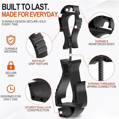 NANHONG Glove Clips, Glove Holder, Glove Clips for Work, Glove Holder Clip, Work Gloves, for Duty Belt, for Construction