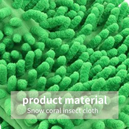 1 Pack 2 Green Car Wash Mitt Microfiber, Deluxe Scratch Free Microfiber Wash Mitt ,9 Inches X 5.5 Inches Car Washing Care Cleaning Kit. - color: Green