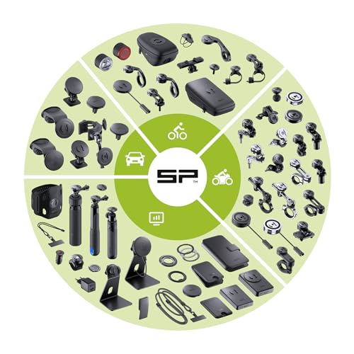 SP CONNECT Moto Bundle II with Anti Vibrations Module| SPC+ | Compatible with for iPhone 14 Plus| Motorcycle Phone Mount |Phone Mount for Motorcycle Handlebars | Cell Phone Holder - style: iPhone 14 Plus