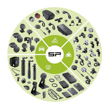 SP CONNECT Moto Bundle II with Anti Vibrations Module| SPC+ | Compatible with for iPhone 14 Pro| Motorcycle Phone Mount |Phone Mount for Motorcycle Handlebars | Cell Phone Holder - style: iPhone 14 Pro
