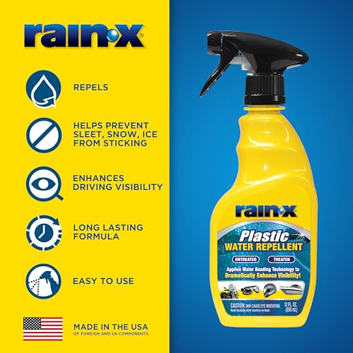 Rain-X 620036 Plastic Treatment - 12 fl. oz. - size: 1 Count (Pack of 1), style: Pack of 1
