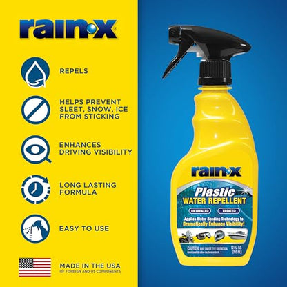 Rain-X 620036 Plastic Treatment - 12 fl. oz. - size: 1 Count (Pack of 1), style: Pack of 1