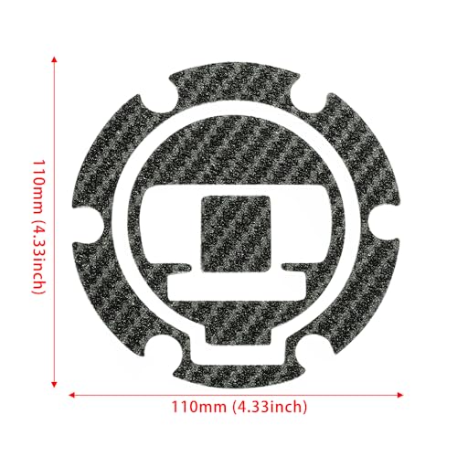 Motorcycle Carbon Tank Pad Protector Sticker Fuel Gas Oil Cap Decal, Anti-Scratch Oil Gas Tank Pad (R1200GS 13-17 R1200RT 10-15 S1000XR 15-16 K1) - color: R1200gs 13-17 R1200rt 10-15 S1000xr 15-16 K1
