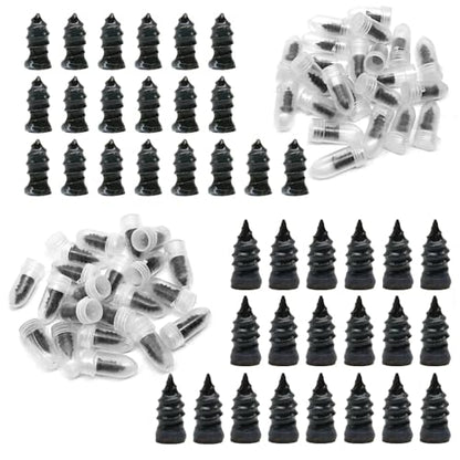 Tire Repair Kit - 40pcs Vacuum Rubber Nails for Emergency Puncture Repair on All Vehicles (Car, Truck, Motorcycle, ATV, Tractor tire,JP), Without Tools - size: 40pcs